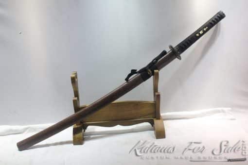 Japanese Hiragana Double Edge Katana Folded Clay Tempered Steel - Image 3