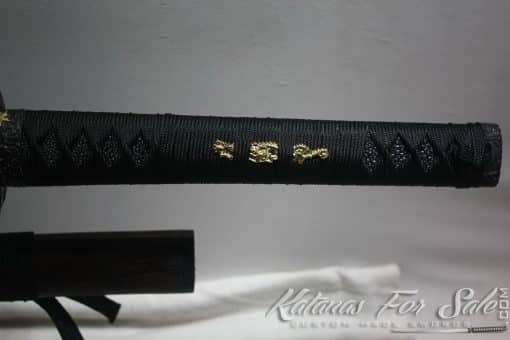 Japanese Hiragana Double Edge Katana Folded Clay Tempered Steel - Image 10