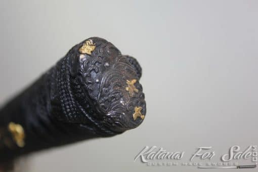 Japanese Hiragana Double Edge Katana Folded Clay Tempered Steel - Image 11