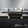 Japanese Kuro Black Full Ray Skin Ninja Katana with Hadori Polish