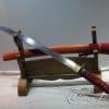 T10 Clay Tempered Samurai Wakizashi High Quality Copper Fittings