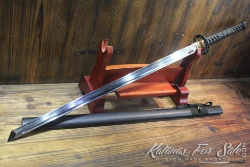 T10 Clay Tempered Ninja Sword Ninjato with Iron Phoenix Tsuba