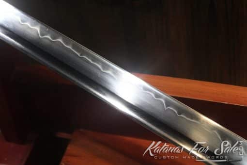 T10 Clay Tempered Ninja Sword Ninjato with Iron Phoenix Tsuba - Image 4