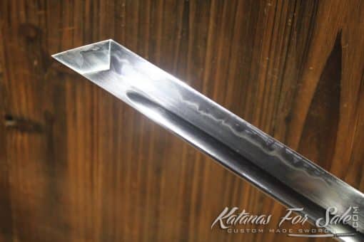 T10 Clay Tempered Ninja Sword Ninjato with Iron Phoenix Tsuba - Image 7