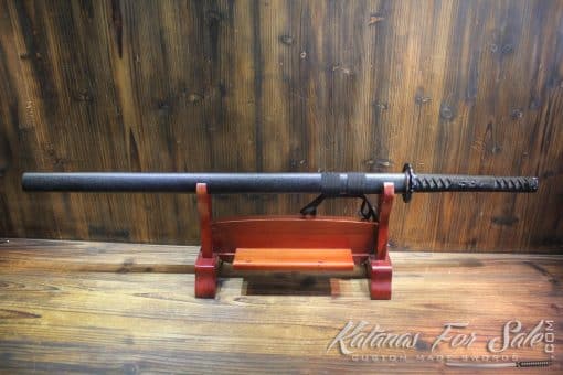 T10 Clay Tempered Ninja Sword Ninjato with Iron Phoenix Tsuba - Image 9
