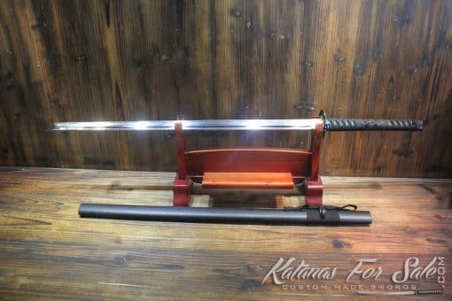 T10 Clay Tempered Ninja Sword Ninjato with Iron Phoenix Tsuba - Image 3