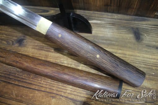 Japanese Hand Forged T10 Clay Tempered Shirasaya Ninjato - Image 4