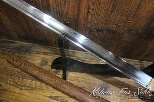 Japanese Hand Forged T10 Clay Tempered Shirasaya Ninjato - Image 6