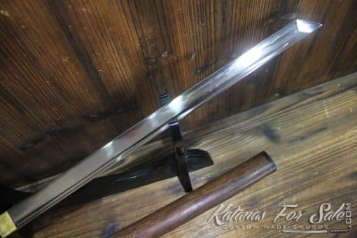 Japanese Hand Forged T10 Clay Tempered Shirasaya Ninjato - Image 8