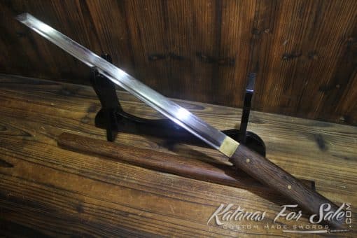 Japanese Hand Forged T10 Clay Tempered Shirasaya Ninjato