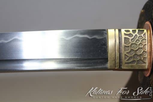 T10 Clay Tempered Samurai Wakizashi High Quality Copper Fittings - Image 6