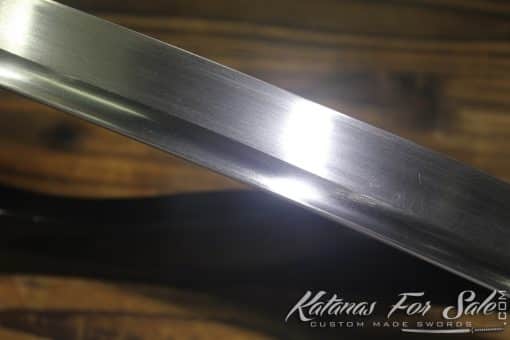 Hand Forged Japanese Katana 1060 Carbon Steel with Iron Tsuba - Image 6
