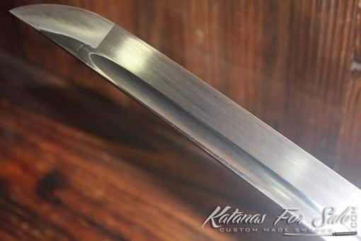 Hand Forged Japanese Katana 1060 Carbon Steel with Iron Tsuba - Image 8