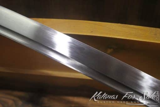 Japanese Shirasaya Katana 1060 Carbon Steel and Rosewood - Image 5