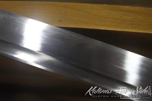 Japanese Shirasaya Katana 1060 Carbon Steel and Rosewood - Image 7