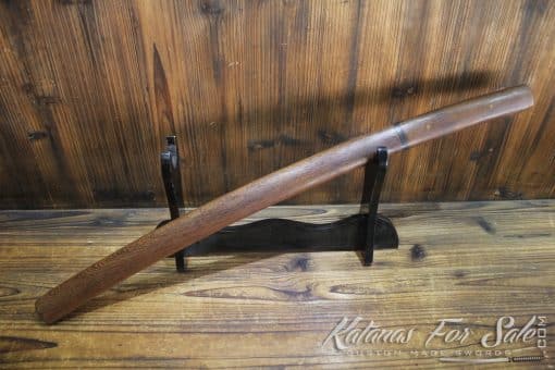 Shirasaya Wakizashi Hand Forged T10 Clay Tempered Steel - Image 9
