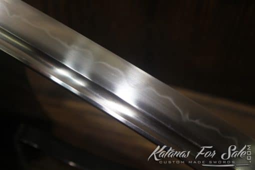 Shirasaya Wakizashi Hand Forged T10 Clay Tempered Steel - Image 4