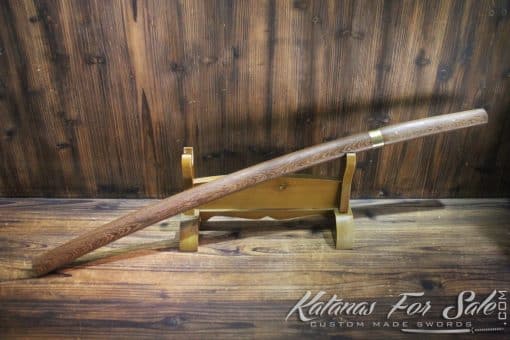 Japanese Shirasaya Katana 1060 Carbon Steel and Rosewood - Image 10