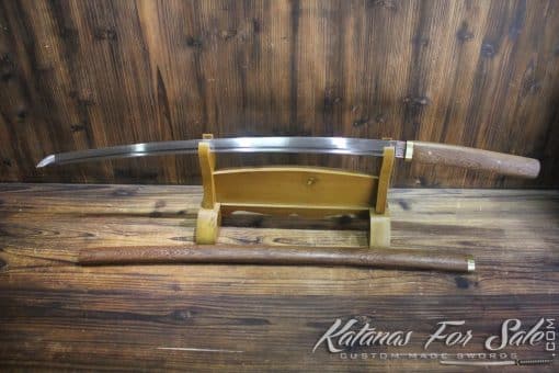 Japanese Shirasaya Katana 1060 Carbon Steel and Rosewood
