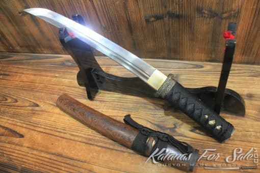Japanese Tanto T10 Folded Clay Tempered Steel - Image 9
