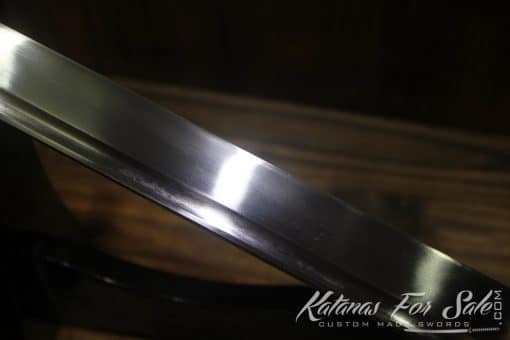 1060 Hand Forged Steel Straight Rosewood Shirasaya Wakizashi - Image 7