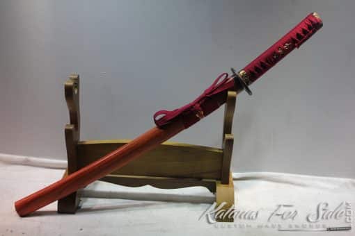 T10 Clay Tempered Samurai Wakizashi High Quality Copper Fittings - Image 3