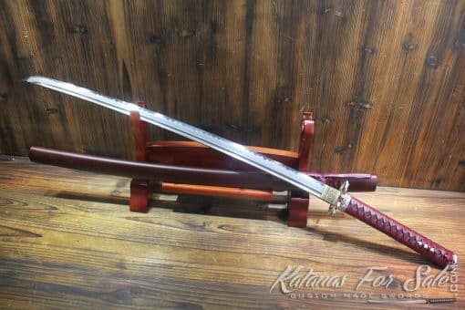 T10 Clay Tempered Japanese Katana Sword with Hadori Polish - Image 5