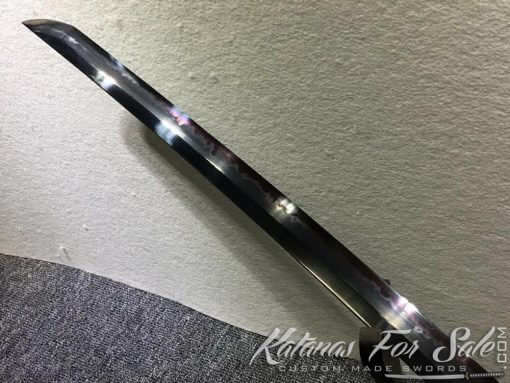 Black Blade Katana T10 Clay Tempered Steel with Hadori Polish (With Changes - See Details Below) - Image 12