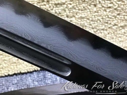Dao Sword T10 Folded Clay Tempered Steel with Hadori Polish - Image 7