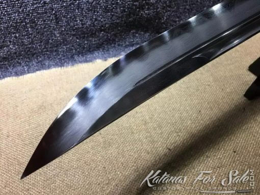 Chinese Dao Sword T10 Folded Clay Tempered steel with Hadori Polish - Image 6