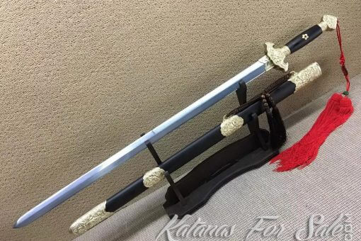 Chinese Jian Sword 1095 Folded Carbon Steel