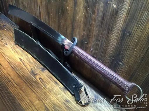 Massive Chinese Dadao Sword Full Tang 1060 Carbon Steel - Image 7