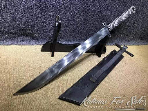 1060 Carbon Steel Chinese Broadsword - Image 7