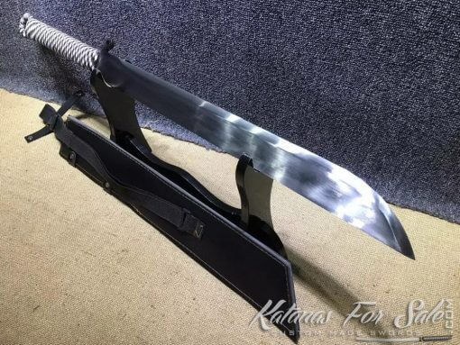 1060 Carbon Steel Chinese Broadsword - Image 6
