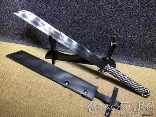 1060 Carbon Steel Chinese Broadsword - Image 2