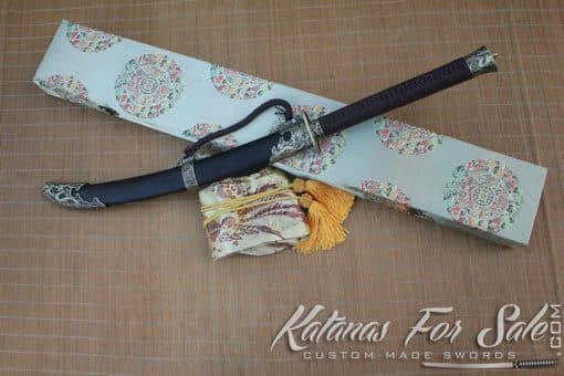 Chinese Dao Sword 1095 Folded Steel - Image 8