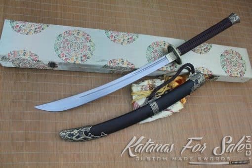 Chinese Dao Sword 1095 Folded Steel