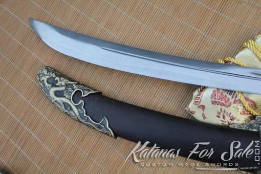Chinese Dao Sword 1095 Folded Steel - Image 10
