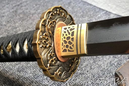 Battle Ready Katana T10 Folded Clay Tempered Steel with Hadori Polish