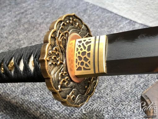 Battle Ready Katana T10 Folded Clay Tempered Steel with Hadori Polish