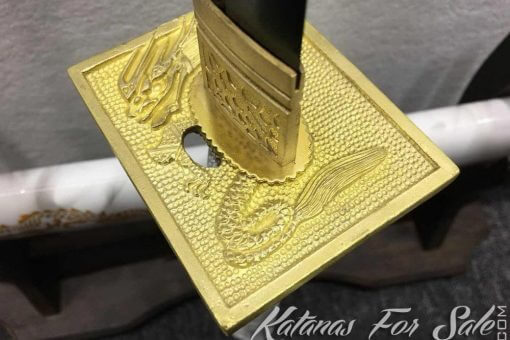 Diffrentially Hardened T10 Steel Black Blade Katana