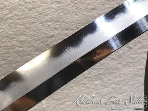 Battle Ready Katana T10 Folded Clay Tempered Steel with Hadori Polish - Image 15