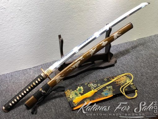 Battle Ready Katana T10 Folded Clay Tempered Steel with Hadori Polish - Image 14