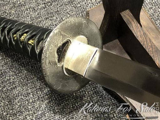 1095 Folded Steel Wakizashi Sword - Image 6