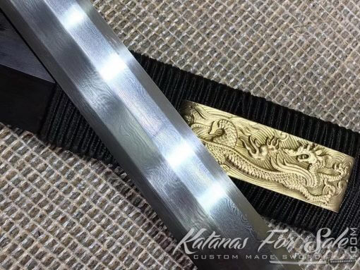 1095 Folded Steel Chinese Jian Double Edge Sword - Image 6