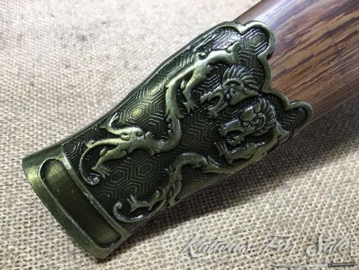 1060 Carbon Steel Chinese Jian with Rosewood Scabbard - Image 4