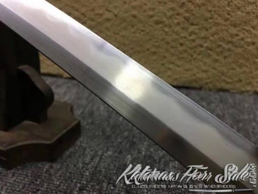 Katana Sword T10 Folded Clay Tempered Steel with Hadori Polish - Image 9