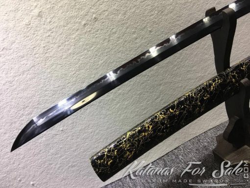 Black Blade Katana T10 Clay Tempered Steel with Hadori Polish (With Changes - See Details Below) - Image 7
