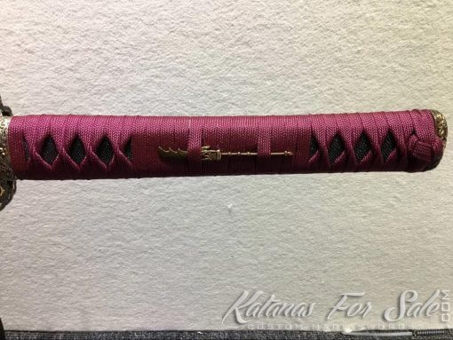 T10 Folded Steel Purple Blade Katana Sword - Image 6