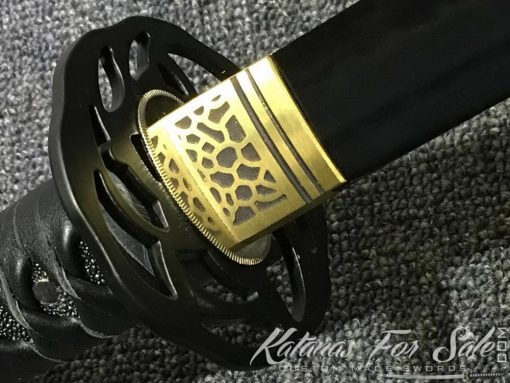 Black Blade Katana T10 Clay Tempered Steel with Hadori Polish (With Changes - See Details Below) - Image 4